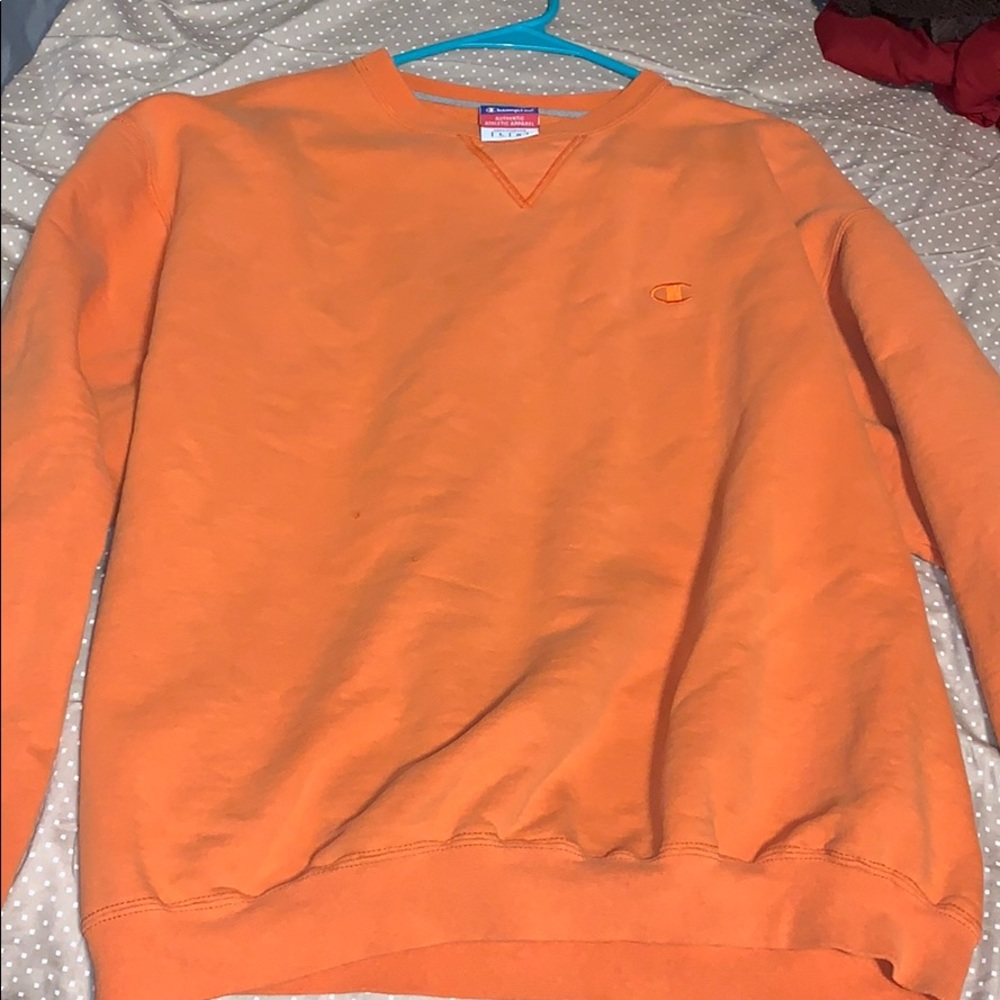 Comfy orange champion crew neck